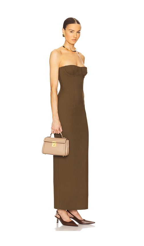 Shop Helsa The Linear Suiting Dress