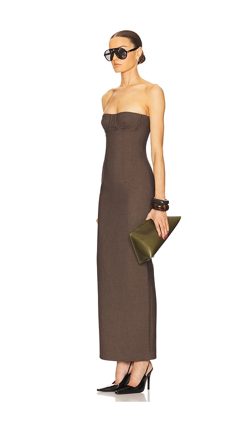 Shop Helsa The Linear Suiting Dress