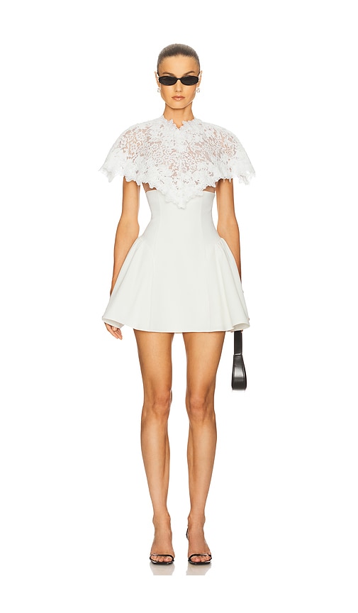 The Mademoiselle Mini Dress in Ivory. - size XL (also in L)