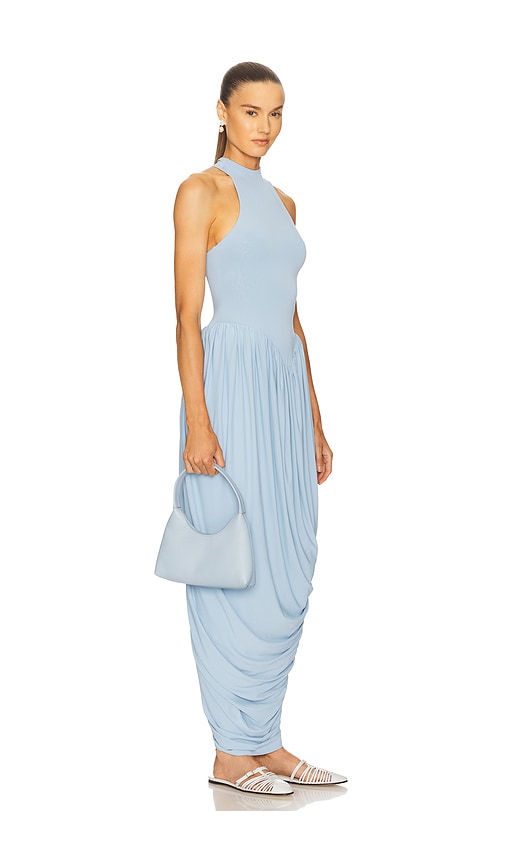 Helsa The Duchess Jersey Dress In Blue