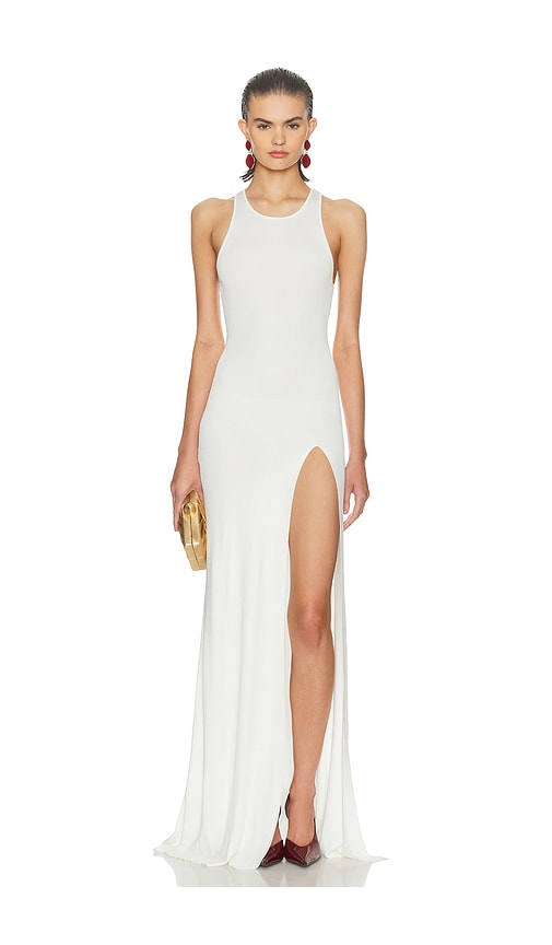 Helsa Charlene Gown In White