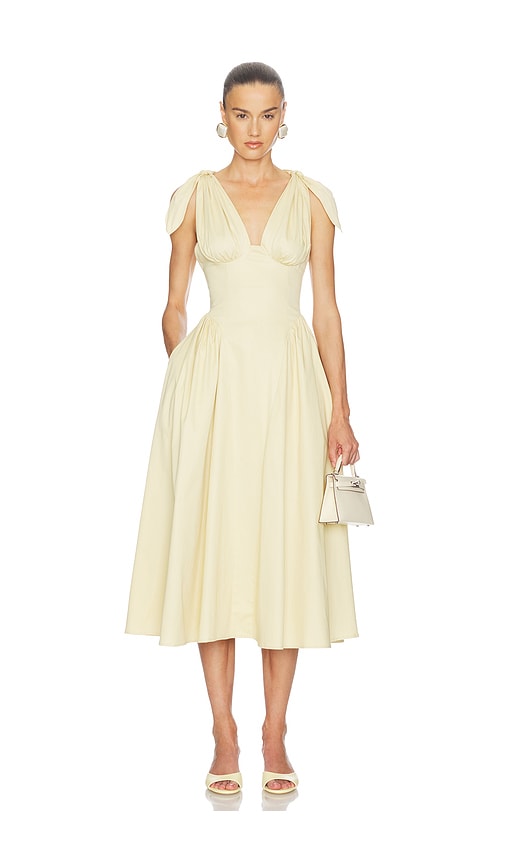 zimmermann tallow midi dress Tallow Ruffle Maxi Dress – Club21.com