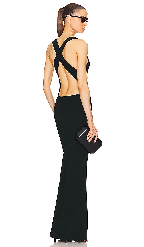 Helsa Ianli Knit Dress In Black
