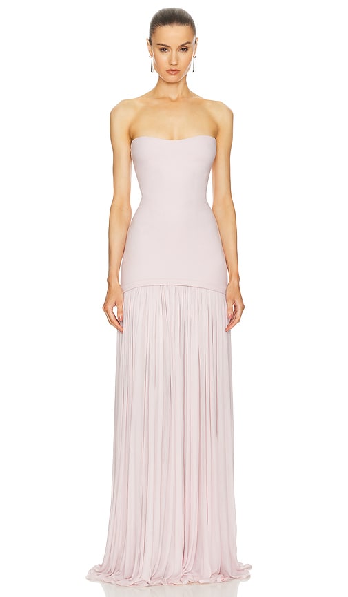 The Naomi Dress in Barely Pink