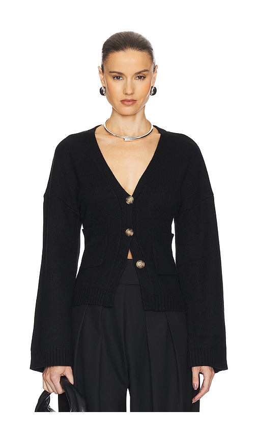 Shop Helsa Sanna Cardigan In Black