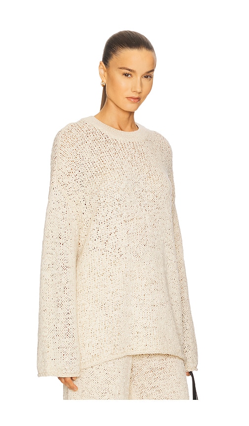 Helsa Janize Chunky Sweater In White