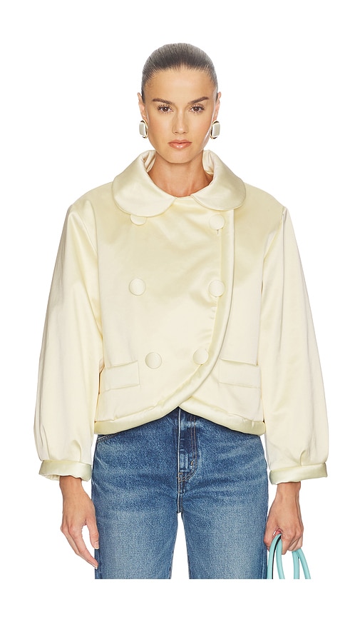 Helsa Sateen Puff Jacket In Multi