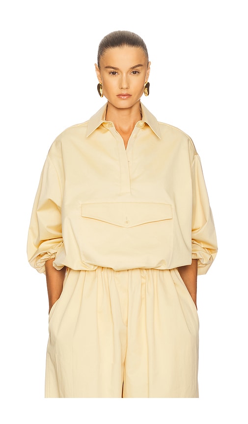 Cotton Twill Anorak in Yellow. - size XL (also in L, M, XXS)