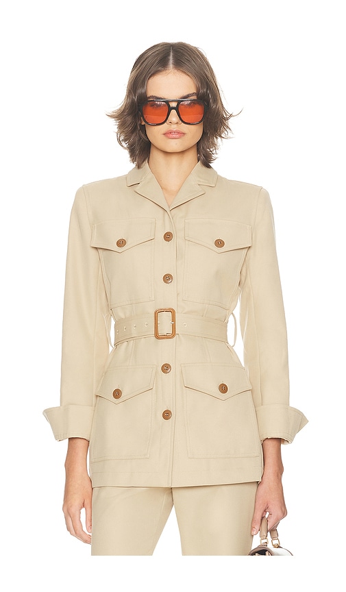 Helsa The Leisure Suit Jacket In Brown