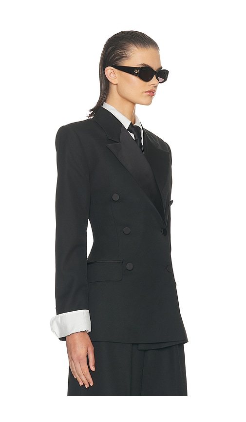 Helsa The Tuxedo Jacket In Black