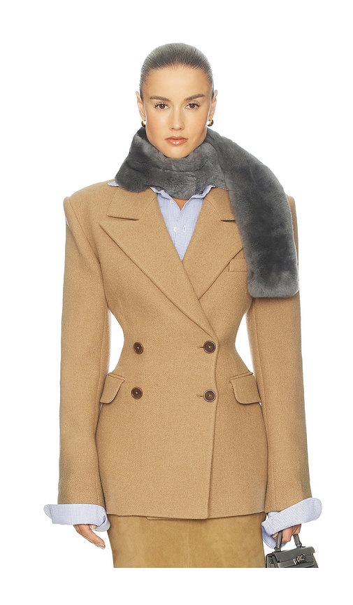 Italian Wool Blend Blazer Helsa $528 