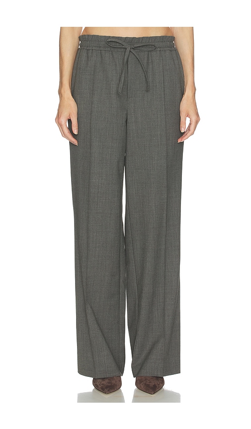 Helsa Wool Blend Drawcord Trousers