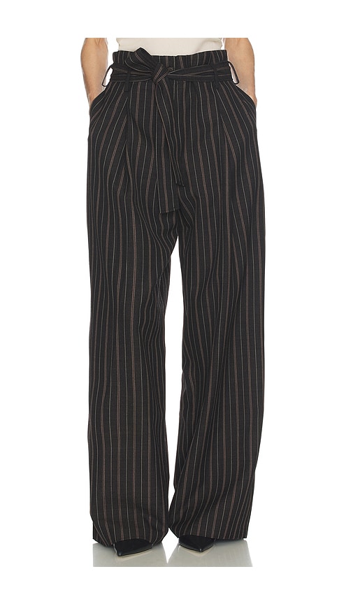 Helsa Stripe Twill Super Baggy Pants