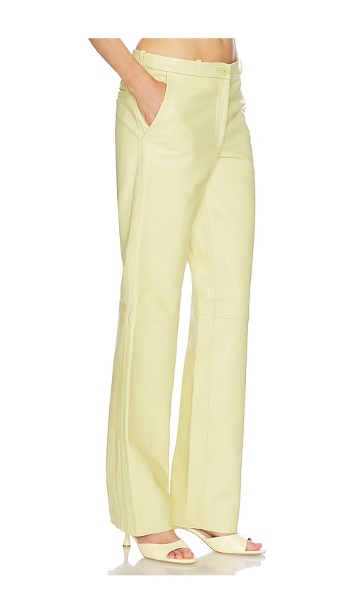  Helsa Hosen Soft Lamb Leather In Lemon. Größe Xxs. Also In Xs, S, M, L, Xl. 