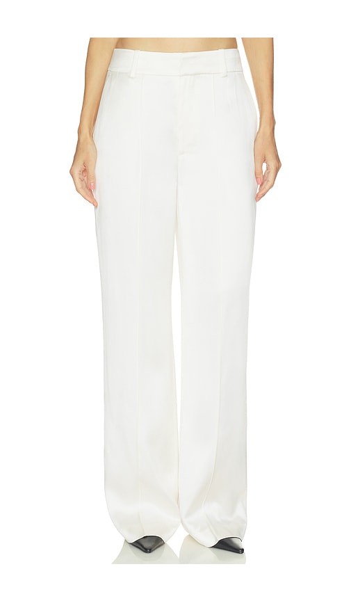 Gabe Trouser in Double Face Satin, image 2 of 2