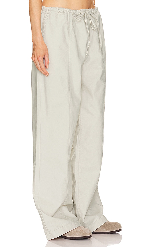 Shop Helsa Workwear Drawcord Pants In Beige