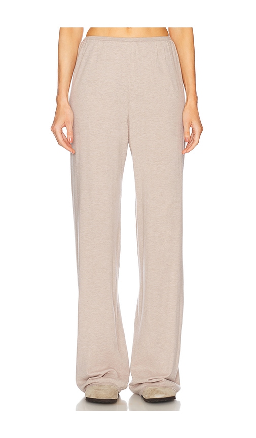 Helsa Alanna Knit Pant in Taupe