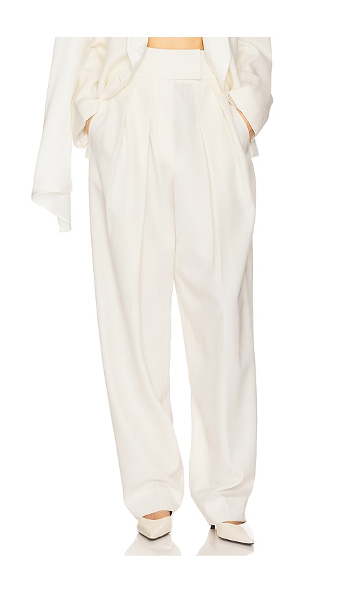 Helsa High Waist Pleated Suit Trouser