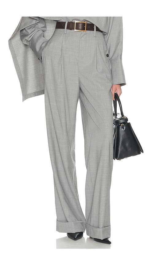 Helsa The Paperbag Trouser In Gray