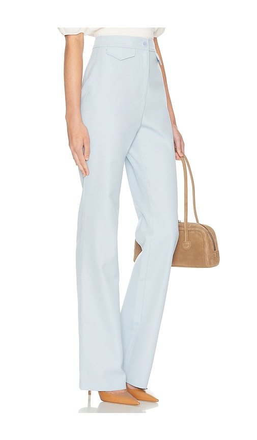 Helsa The Kick Flare Suit Pant In Blue