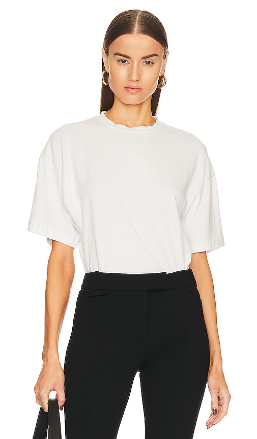 Helsa Jersey Tee in White | REVOLVE