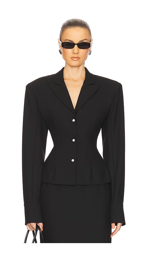 Helsa The Suit Overshirt In 黑色