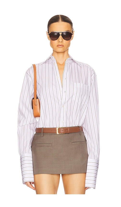 CHEMISE CLASSIC FIT STRIPE POPLIN in . Size M, S, XL - Helsa - Modalova