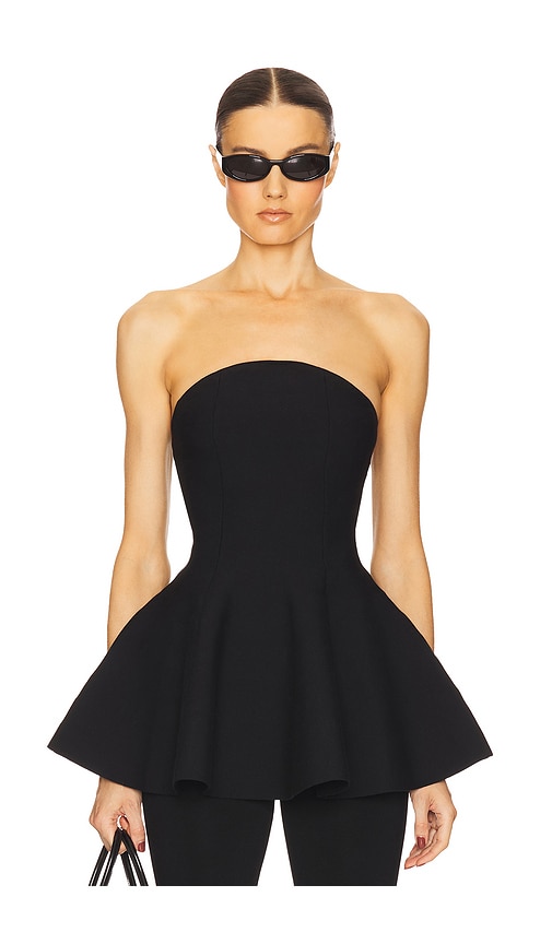 Helsa Maude Knit Top en Black Taille M Also en S 234 €
