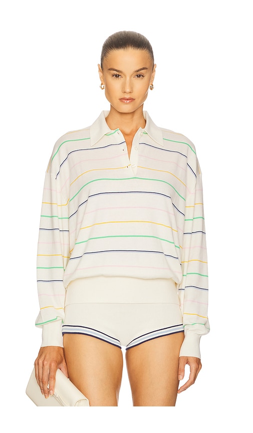 Helsa Kaysee Oversized Polo In Multi