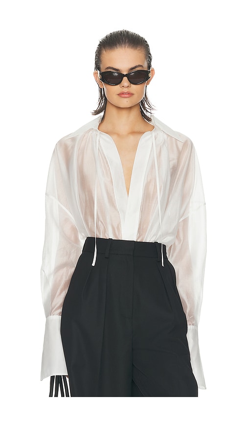 Helsa The Poet Blouse In White