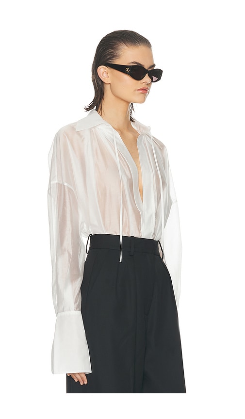 Helsa The Poet Blouse In White