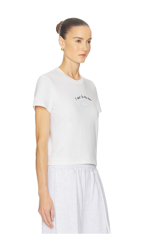 Helsa Cloud Graphic Tee In White