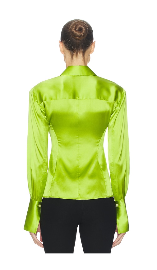  Helsa Hemd The Silk Charmuese In Green. Größe S. Also In Xxs. 