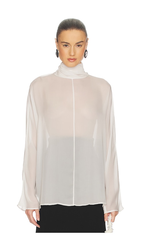 Helsa Dolman Popover Top en Cupro en Ivory Taille XS Also en XL 295 €