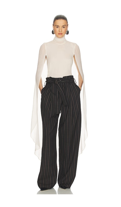 Helsa Georgette Cape Top