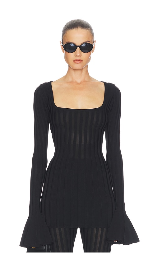 Helsa Kayleigh Flared Tunic en Black Taille XL Also en XXS S M 280 €