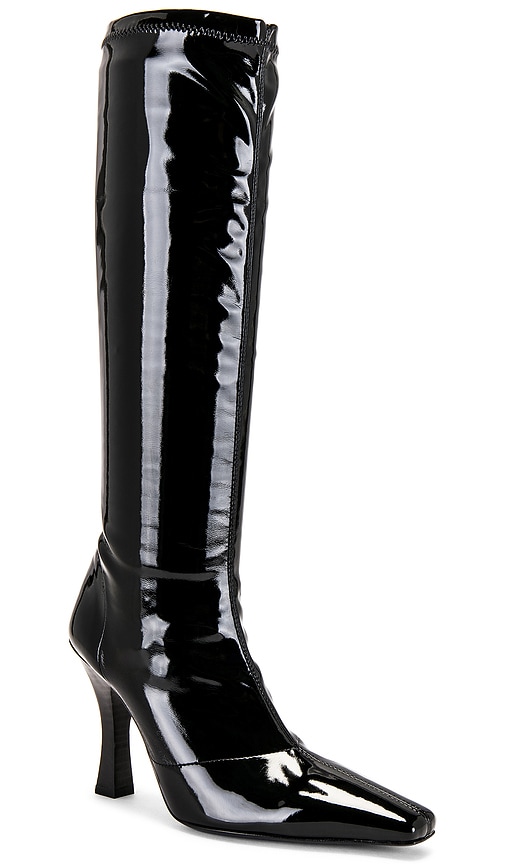 Shop Helsa Snipped Toe Boot In Black