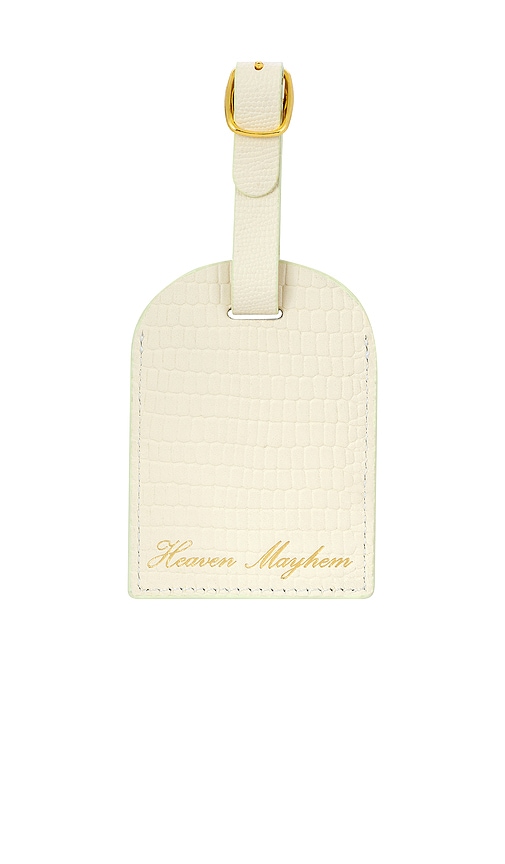 Luggage Tag in Ivory.