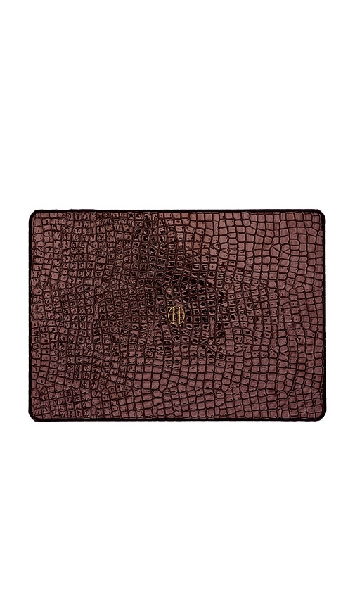 Air 13 Laptop Embossed Faux Leather Case by Heaven Mayhem in Burgundy