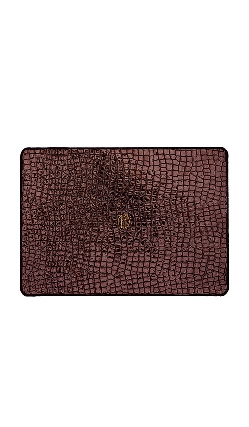 Air 15 Laptop Embossed Faux Leather Case by Heaven Mayhem in Burgundy