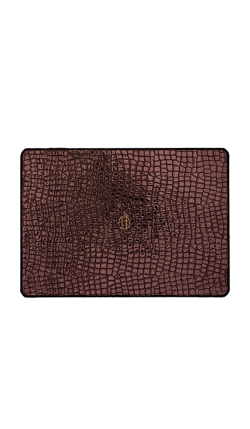 Pro 13 Laptop Embossed Faux Leather Case by Heaven Mayhem in Burgundy