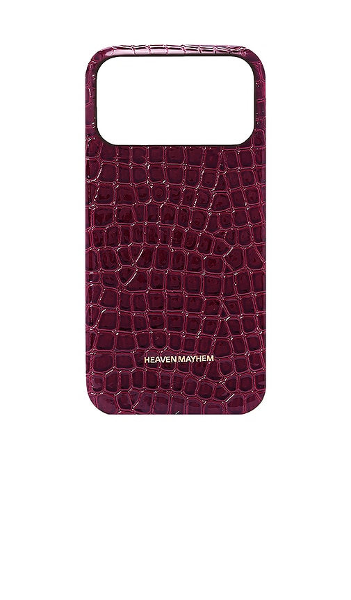 17 Pro Phone Case by Heaven Mayhem in Burgundy