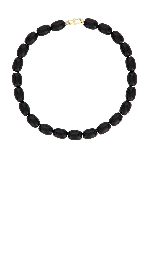 Clementine Necklace in Black.