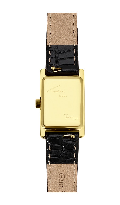  Heaven Mayhem Uhr Mit Lederarmband Carino In Metallic Gold. 