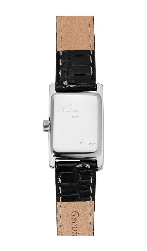  Heaven Mayhem Uhr Mit Lederarmband Carino In Metallic Silver. 