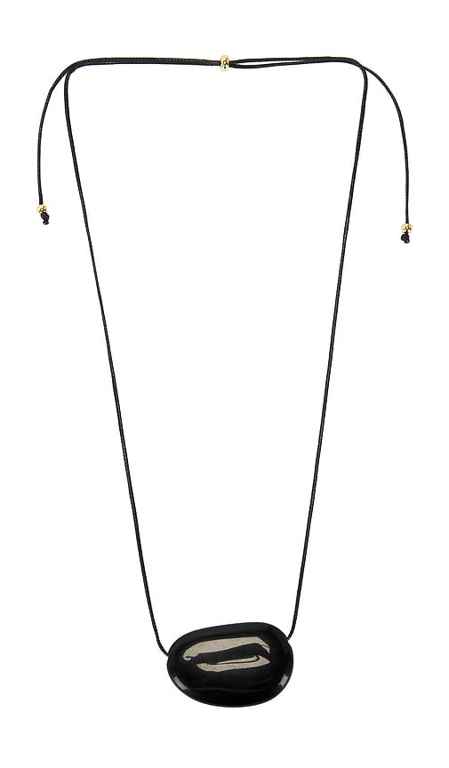 Heaven Mayhem Julia Long Pendant Necklace In Black