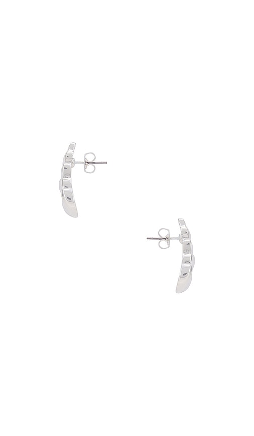 Shop Heaven Mayhem Vase Earrings In Metallic Silver