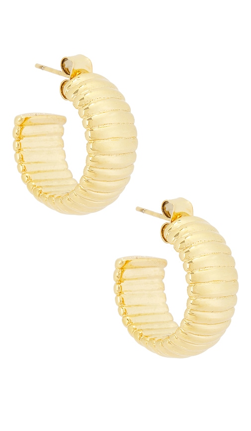 Shop Heaven Mayhem Haze Earrings In 金色