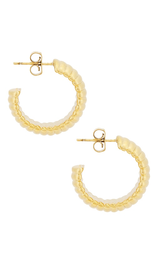 Shop Heaven Mayhem Haze Earrings In 金色