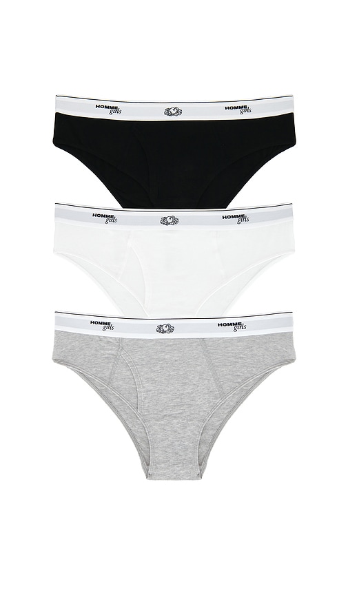 HOMMEgirls X Fruit Of The Loom Bikini Brief 3-pack